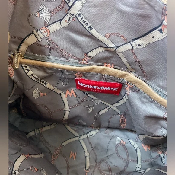 Montana West Tan Hobo Shoulder Bag - Picture 5 of 9